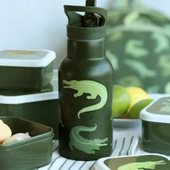 Enfant A Little Lovely Company Gourde isotherme Crocodiles (350 ml)