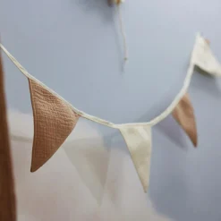 Jollein Guirlande de fanions Party Collection Biscuit (200 cm)