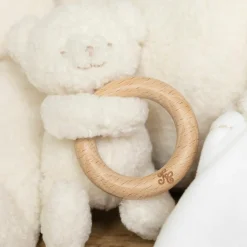 Tartine et Chocolat Hochet peluche Gaston l'ourson