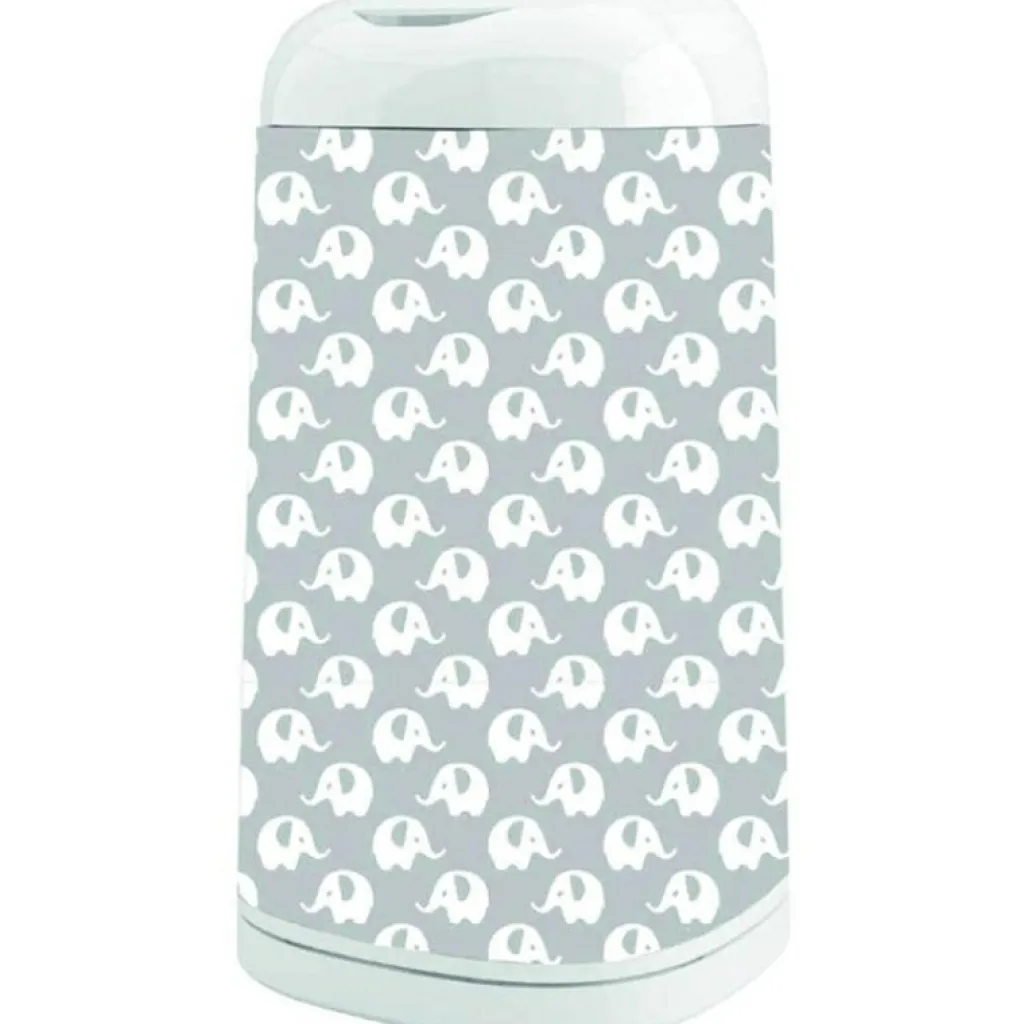Angelcare Housse décorative poubelle Dress Up Eléphants gris