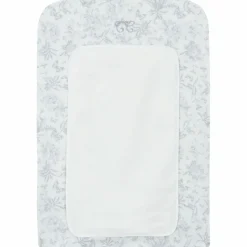 Tartine et Chocolat Housse de matelas à langer Toile de Jouy gris