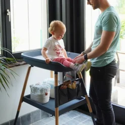 Bo Jungle Housse pour matelas de table à langer Balnéo gris