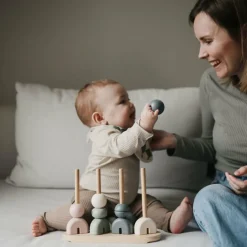 Mushie Jeu à empiler Multi Shape Original