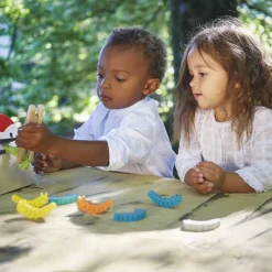 Janod Jeu des couleurs Pic Pic et chenilles en bois WWF