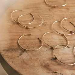 Best Jonc Joséphine en plaqué or jaune (personnalisable) Bracelet Maman