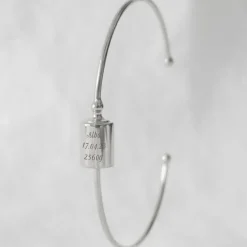 Outlet Jonc personnalisable (argent rhodié) Bracelet Maman