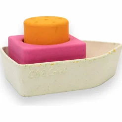 Sale Jouet de bain bateau en caoutchouc orange Jouet De Bain