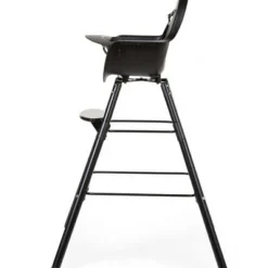 Childhome Kit de pieds longs pour chaise haute Evolu + repose-pieds en bois naturel noir et or