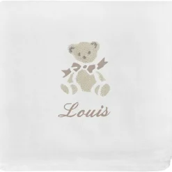 ANVIE Lange ours taupe personnalisable (70 x 70 cm)