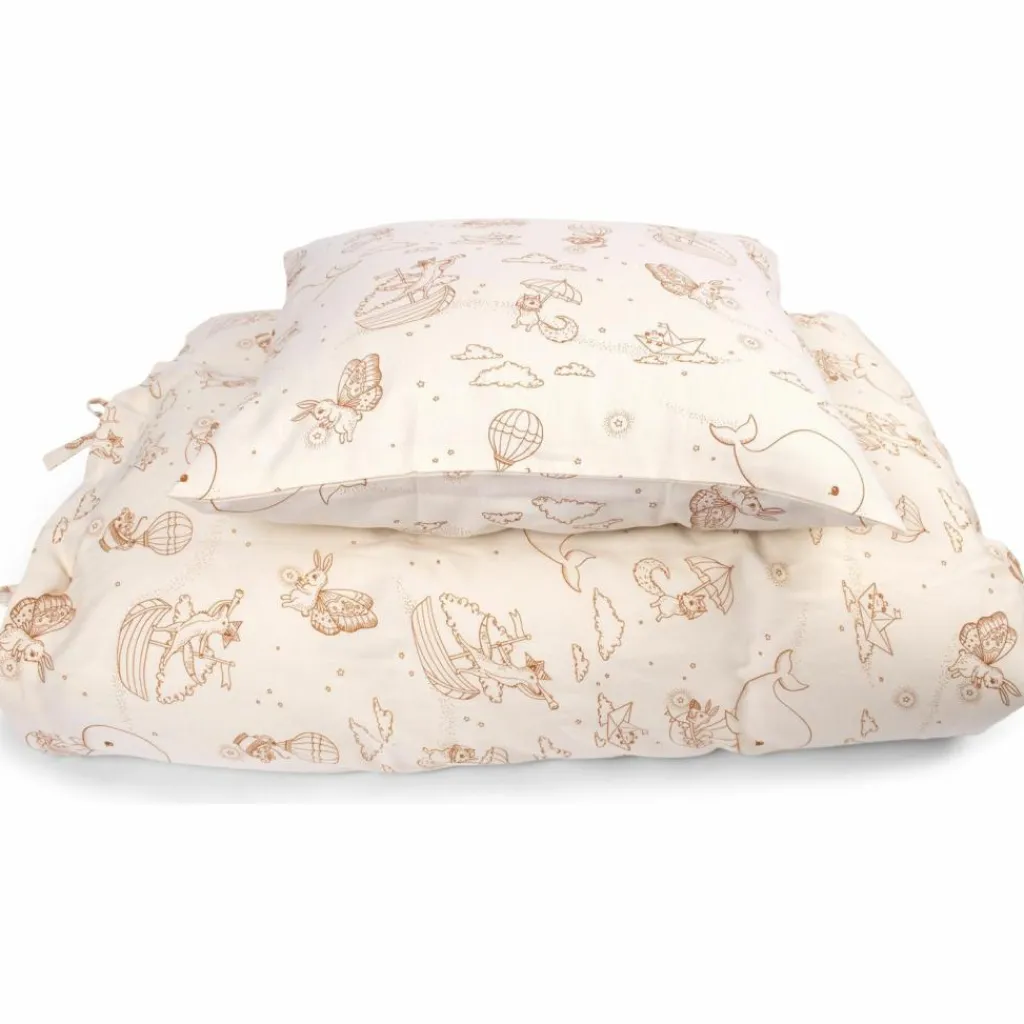Filibabba Linge de lit junior coton Dreamy Adventurers (100x140 cm)