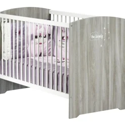 Baby Price Lit bébé Smile chêne silex (60 x 120 cm)