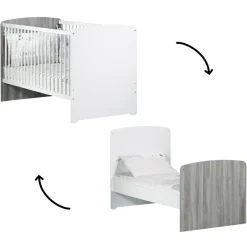 Baby Price Lit bébé évolutif New Leaf Little Big Bed (70 x 140 cm)