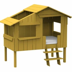 Mathy by bols Lit cabane finition laquée (coloris au choix)