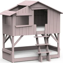 Best Lit cabane superposé finition laquée (coloris au choix) Lit Cabane