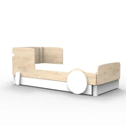 Mathy by bols Lit simple avec tiroir Discovery finition laquée (coloris au choix)