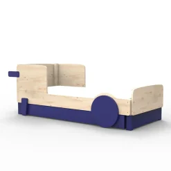 Mathy by bols Lit simple avec tiroir Discovery finition laquée (coloris au choix)