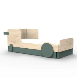 Mathy by bols Lit simple avec tiroir Discovery finition laquée (coloris au choix)