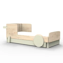 Mathy by bols Lit simple avec tiroir Discovery finition laquée (coloris au choix)