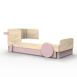 Mathy by bols Lit simple avec tiroir Discovery finition laquée (coloris au choix)