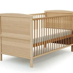 AT4 Lit évolutif en bois de hêtre verni Essentiel (70 x 140 cm)