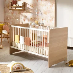 Sauthon mobilier Lit évolutif Little big bed Vanille (70 x 140 cm)
