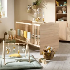 Sauthon mobilier Lit évolutif Little big bed Azur (70 x 140 cm)