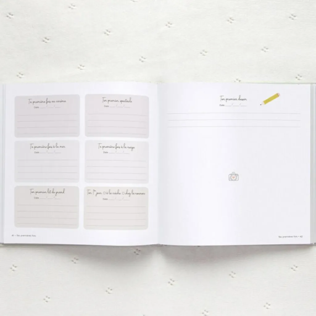 Best Livre Souvenirs de ton enfance, tes 3 premières années Livre De Naissance / Album Photo