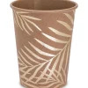 Arty Fêtes Factory Lot de 8 gobelets en carton Tropi Chic palmier