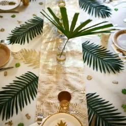 Arty Fêtes Factory Lot de 8 gobelets en carton Tropi Chic palmier