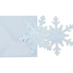 Enfant Arty Fêtes Factory Lot de 8 invitations et enveloppes Flocons