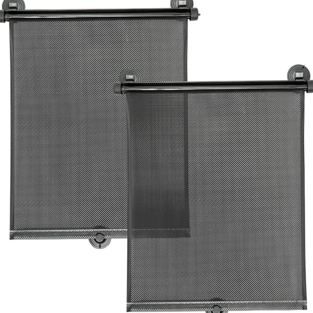 Clearance Lot de 2 pare-soleil enrouleur noir pour voiture Pare-Soleil Voiture