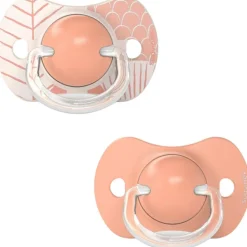 Suavinex Lot de 2 sucettes symétriques SX PRO 18 mois et + Dreams rose