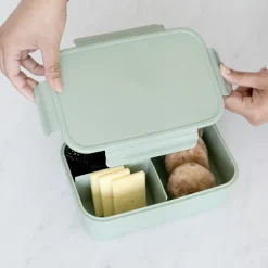 3 sprouts Lunch box en plastique recyclé Verte