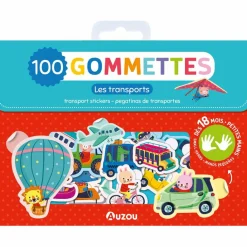 Auzou Editions Ma pochette de 100 gommettes Transports