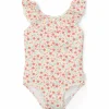 Sale Maillot de bain 1 pièce à volants Sunny Flowers (1-2 ans) Maillot De Bain