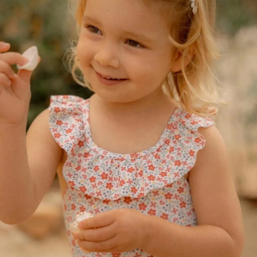 Sale Maillot de bain 1 pièce à volants Sunny Flowers (1-2 ans) Maillot De Bain