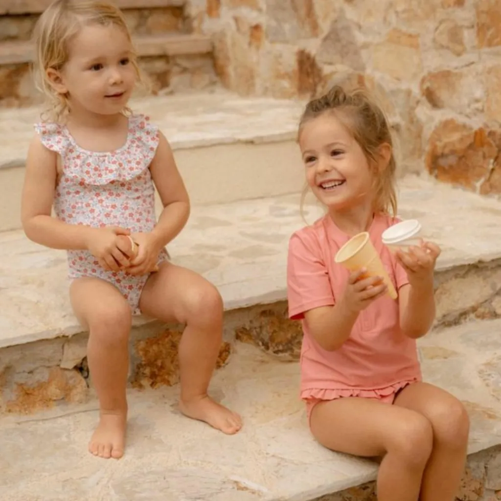 Sale Maillot de bain 1 pièce à volants Sunny Flowers (1-2 ans) Maillot De Bain