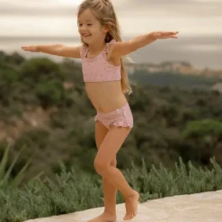 Best Maillot de bain 2 pièces à volants Sunny Flowers Blush (1-2 ans) Maillot De Bain