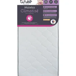 Enfant Tinéo Matelas climatisé 2 faces (60 x 120 cm)
