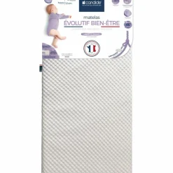 Enfant Candide Matelas Evolutif Bien Être déhoussable 360° (60x120 cm)