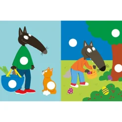 Auzou Editions Mes premières gommettes P'tit Loup - Les couleurs