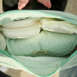 BEBEL Mini organisateur de poussette Sorbet menthe en coton irisé