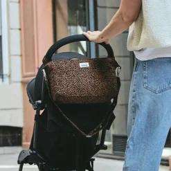 BEBEL Mini organisateur de poussette Léopard noir