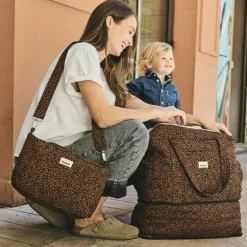 BEBEL Mini organisateur de poussette Léopard noir