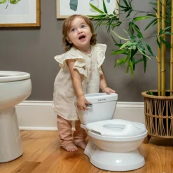 Clearance Mini toilette avec réducteur Blanc Pot Bébé