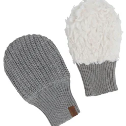 Discount Moufles bébé en teddy coton bio Soul gris (0-6 mois) Enfant Moufles Enfant