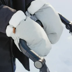 Best Moufles pour poussette gris chiné Moufle Pour Poussette