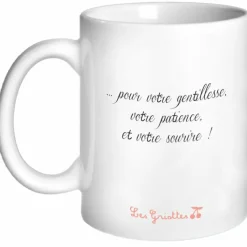 Les Griottes Mug Nounou Fleurs (personnalisable)