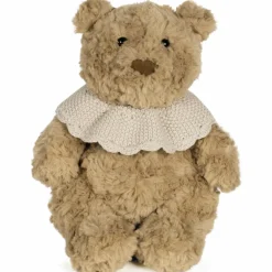 Pasito a pasito Ours en peluche tricot beige (29 cm)