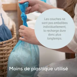 Angelcare Pack de 3 recharges octogonales pour poubelle à couches Dress Up